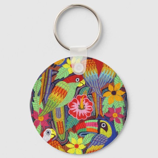 Porte-clés IMG_5319 Oiseaux de Panama Mola (Recto)