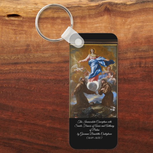 Porte-clés Immaculée conception (Recto)