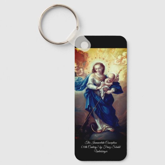 Porte-clés Immaculée conception (Recto)