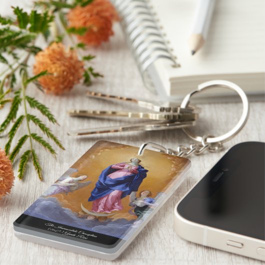 Porte-clés Immaculée conception (Devant droit)