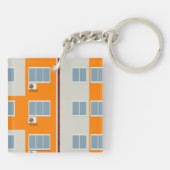 Porte-clés Immeuble moderne avec climatiseurs (Dos)