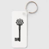 Porte-clés Immobilier Affaires Squelette Porte - clé clé (Verso)