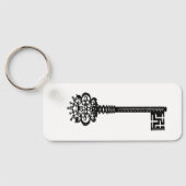 Porte-clés Immobilier Affaires Squelette Porte - clé clé (Verso)