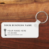 Porte-clés Immobilier Affaires Squelette Porte - clé clé (Recto)