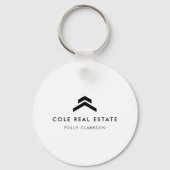 Porte-clés Immobilier | Étiquette de Cadeau de Clô (Recto)