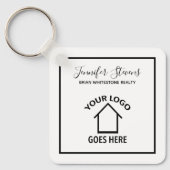 Porte-clés Immobilier Société Ajouter Votre Logo Realtor Pers (Recto)