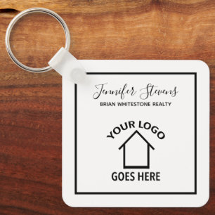 Porte-clés Immobilier Société Ajouter Votre Logo Realtor Pers