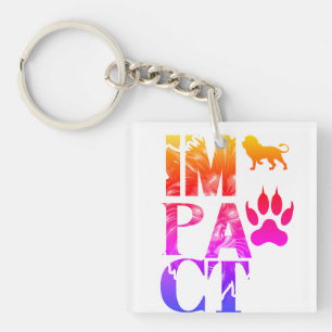 Porte-clés Impact Lion Design - Bold Wildlife Art