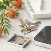 Porte-clés Impératrice Eugénie (craie noire et rouge) (Côté)