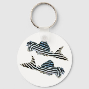 Porte-clés Imperial Zebra Pleco