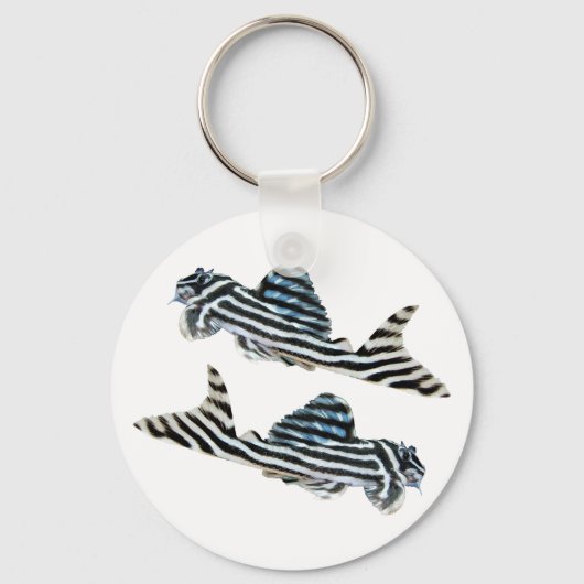 Porte-clés Imperial Zebra Pleco (Recto)