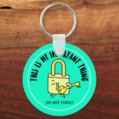 Porte-clés Important things (Recto)