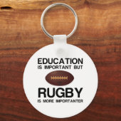 PORTE-CLÉS IMPORTANTE IMPORTANTE RUGBY DE L'ÉDUCATION (Recto)