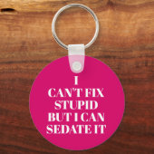 Porte-clés Impossible de réparer les bêtises (Verso)