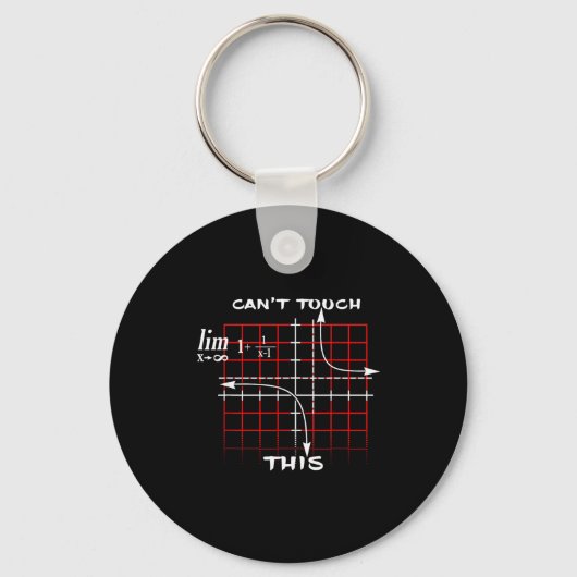 Porte-clés Impossible de toucher cette équation Math cadeau d (Recto)