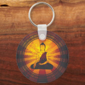 Porte-clés Impression Bouddha vintage (Recto)