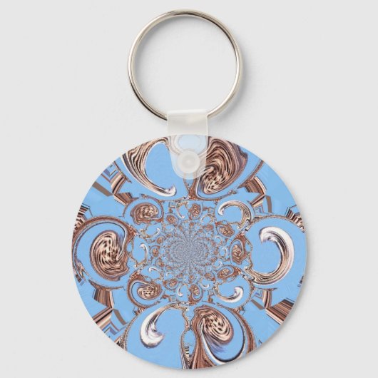 Porte-clés Impression d'art Kaleidoscope vintage (Recto)