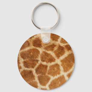 Porte-clés Impression de fourrure de girafe