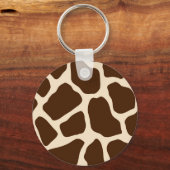 Porte-clés Impression de girafe (Recto)