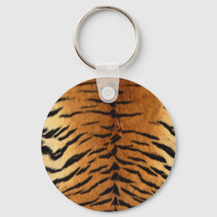 Porte-clés Impression de la fourrure en bande de tigre