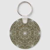 Porte-clés Impression de texture de pierre de marbre, esthéti (Verso)
