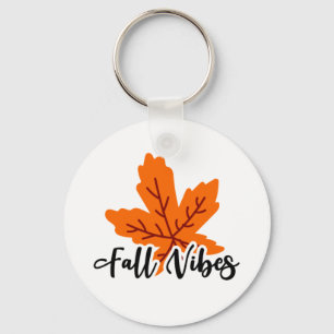 Porte-clés Impression de vitrines d'automne simples