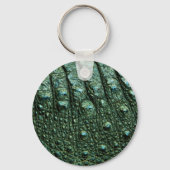 Porte-clés Impression en cuir Faux Alligator (Verso)