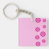 Porte-clés Impression florale (Devant)
