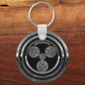 Porte-clés Impression mécanique multi-gear (Recto)