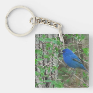 Porte-clés Impression métallique Ciel Bleu