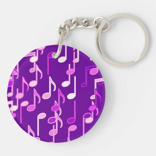 Porte-clés Impression musicale - violet violet, multi (Dos)