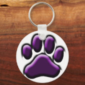 Porte-clés Impression Pooch violet (Recto)