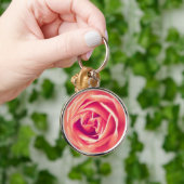Porte-clés Impression rose corail (Main)