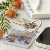 Porte-clés Impression sur toile d'art de Van Gogh Raisins et (Devant Droit)
