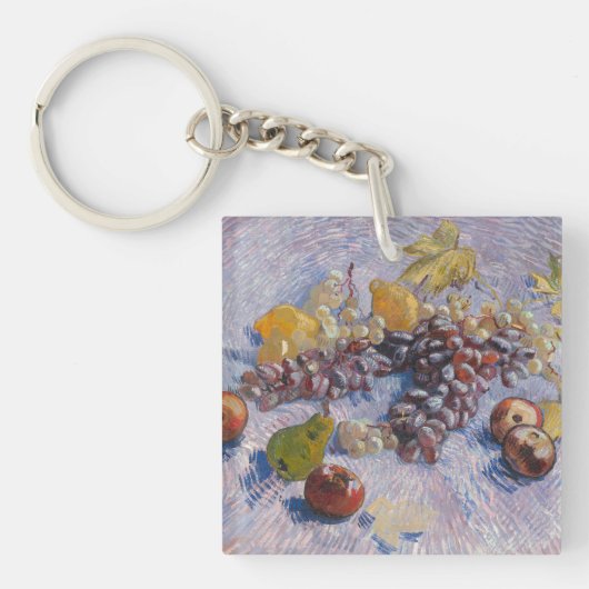 Porte-clés Impression sur toile d'art de Van Gogh Raisins et (Devant)