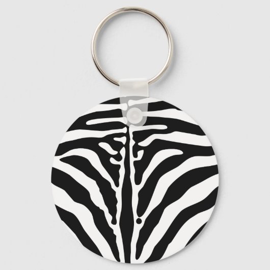 Porte-clés Impression Zebra (Recto)