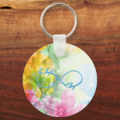 Porte-clés Impressionnant symbole Infinity "À l'infini et au- (Recto)