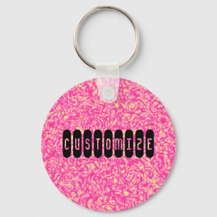 Porte-clés Impressionnisme rose - Modèle