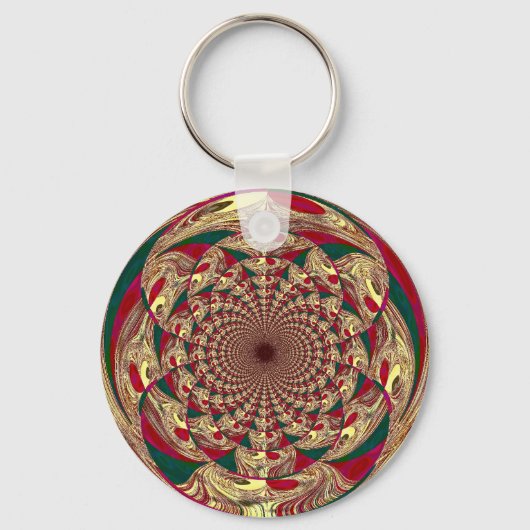 Porte-clés Imprimé Lace Or ZIZZAGO (Recto)