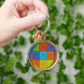 Porte-clés Imprimer À damiers (Main)