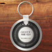 Porte-clés IMPRIMER do-it-yourself MÉDAILLE Champion d'argent (Recto)