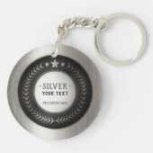 Porte-clés IMPRIMER do-it-yourself MÉDAILLE Champion d'argent (Dos)