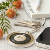 Porte-clés IMPRIMER do-it-yourself MÉDAILLE Or #1 AJOUTER VOT (Devant droit)