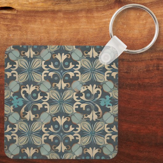 Porte-clés in blue (Verso)