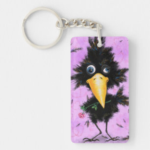 Porte-clés In Love Crow - Gentleman - Ajouter votre photo / n
