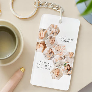 Porte-clés In Love Memory Memorial - Collage photo moderne