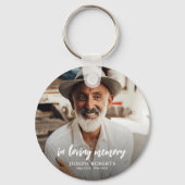 Porte-clés In Loving Memory Photo Keepsake (Recto)