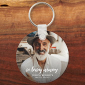 Porte-clés In Loving Memory Photo Keepsake (Recto)