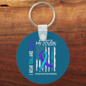 Porte-clés In Memory Cousin Suicide Awareness Prevention Amer (Recto)