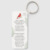 Porte-clés In Memory of | Cardinal Memorial Keepsake (Verso)